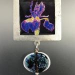 Purple Japanese Iris
dichroic glass
$149.00