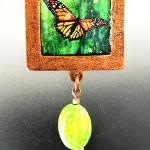 "Monarch butterfly"
apple green turquoise
$149.00