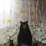 Bear Family Listens to Talking Leaves  48"hx36"w