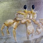 detail Ghost Crab with Sun Moon and Stars